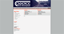 Desktop Screenshot of cadence.co.uk