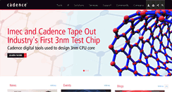 Desktop Screenshot of cadence.com